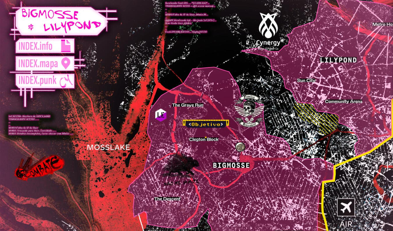 The North of CY, in the slums of Bigmosse &amp; Lillypond where part of the adventure takes place